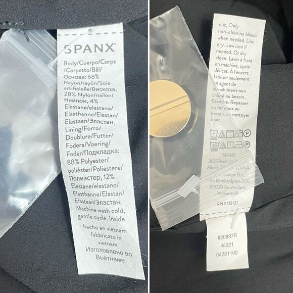 NWT Spanx The Perfect Vest Dress in Classic Black Size Small Classic Career New - Picture 12 of 13